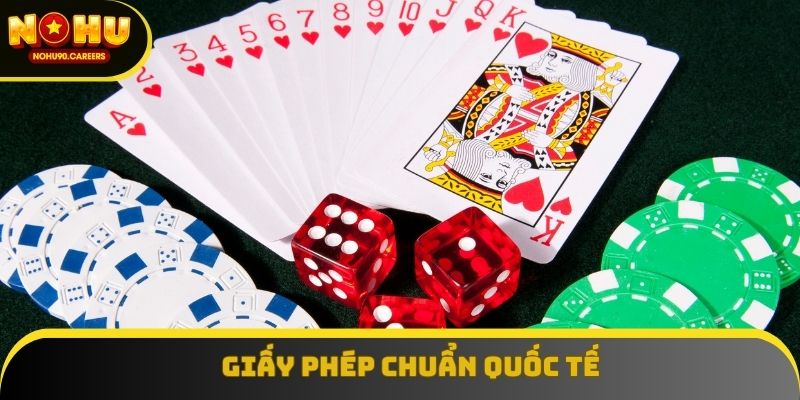 Nhà cái đảm bảo đã có giấy chứng nhận từ quốc tế